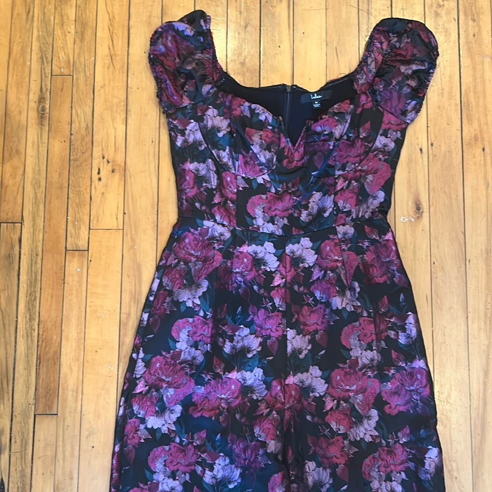 Lulus floral jumpsuit